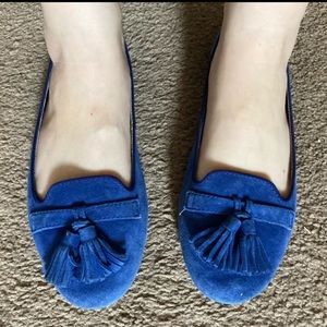 Coach Blue Suede Modern Loafer